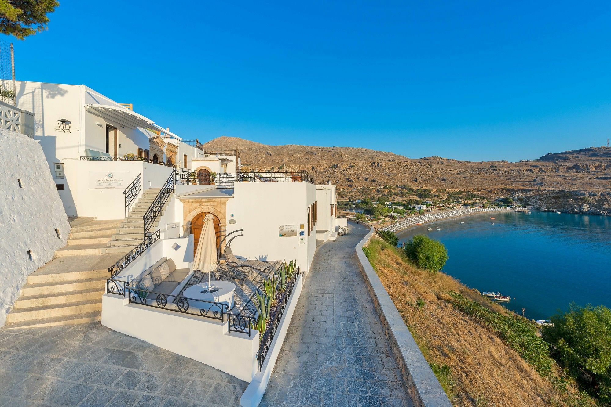 Lindos Shore Boutique Villa With Sea View Exterior photo